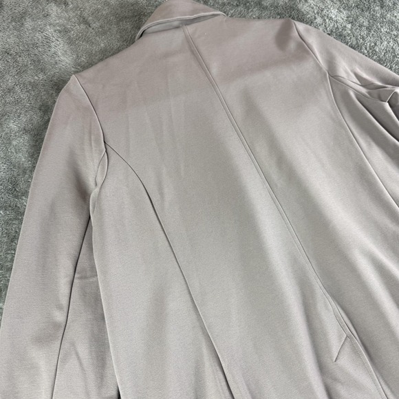 Eileen Fisher Blazer Womens XXS Gray Open Front Long Sleeve Lyocell Blend Jacket - Picture 12 of 12